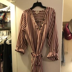 Striped Shirtdress
